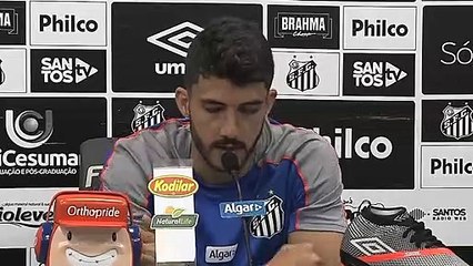 Santos veja o que disse Gustavo Henrique em coletiva