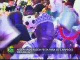 Nigerianos saem às ruas para celebrar título da seleção na Copa Africana de Nações