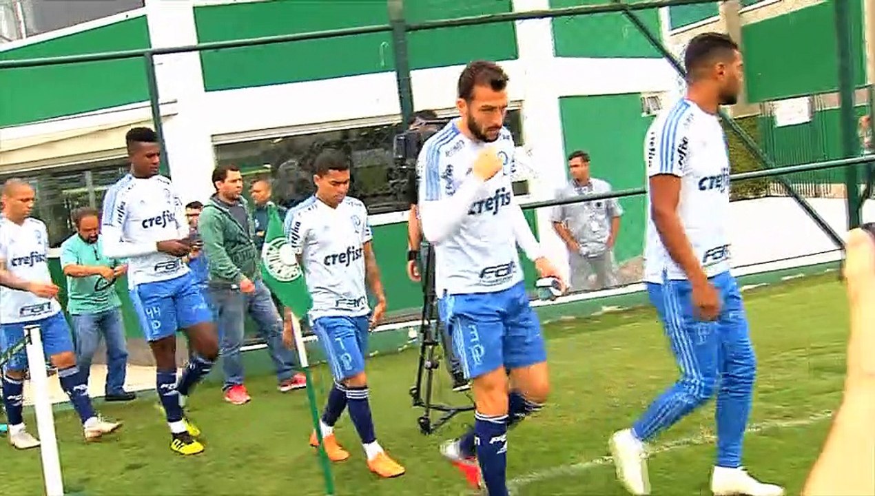 Confira imagens do treino do Palmeiras