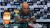 Sampaoli analisa a derrota do Santos para o Atlético-GO