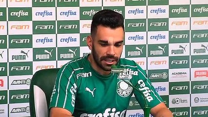 Palmeiras veja como foi a coletiva com o volante Bruno Henrique