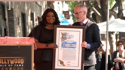 Spirited Hollywood Walk of Fame Ceremony Recipient Octavia Spencer