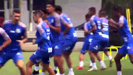 Imagens do treino do Santos desta quarta-feira