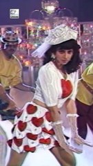 Varsha Usgaonkar Shooting A Song For "Sone Ki Zanjeer" Film