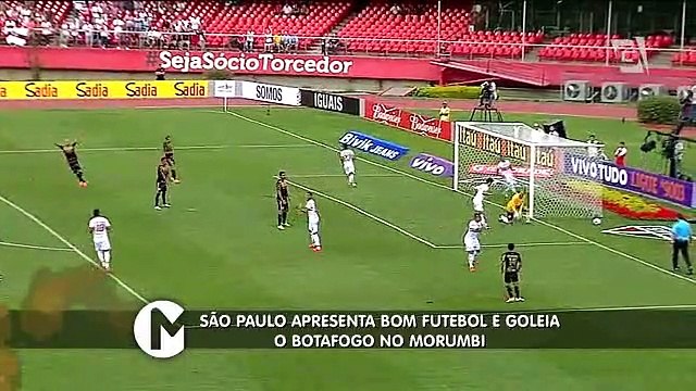 Assista aos melhores momentos de São Paulo e Botafogo