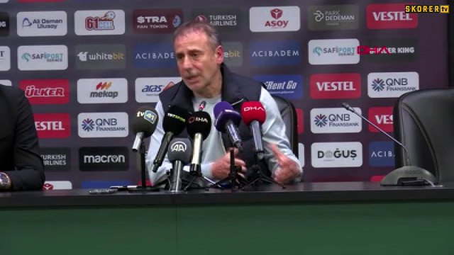 Trabzonspor'da Abdullah Avcı'dan oyuncularına net mesaj! 'Memnun değilim'