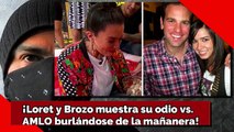 ¡Loret y Brozo muestra su odio vs. AMLO burlándose de la mañanera!