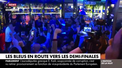 Les images de la fête et de la qualification des Bleus pour la demi-finale face à l'Angleterre