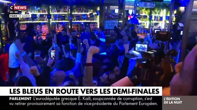 Les images de la fête et de la qualification des Bleus pour la demi-finale face à l'Angleterre
