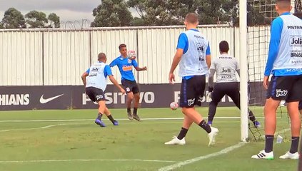 Veja imagens do treino do Corinthians