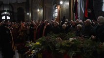Ukraynalı siyasetçi Yuriy Shukhevych'in cenaze töreni