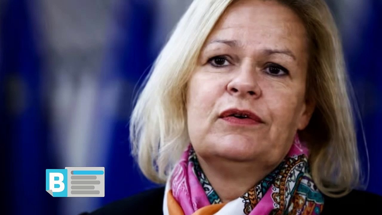 Innenministerin Faeser warnt vor Gefahr durch wachsende Reichsbürger-Szene