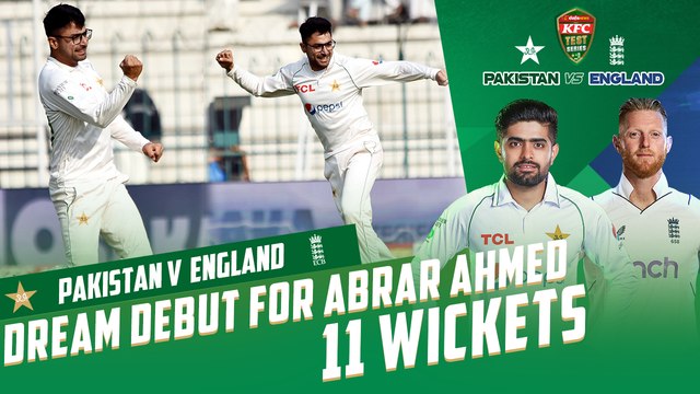 Dream Debut For Abrar Ahmed | 11 Wickets | Pakistan vs England | 2nd Test Day 3 | PCB | MY2T