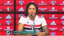 Cristiane é apresentada e fala sobre criação de time feminino Clubes estão com boa vontade