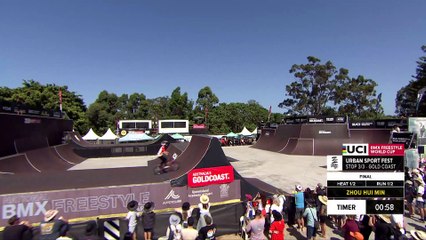 Hui Min Zhou - 2nd place | Women's Final | UCI BMX Freestyle World Cup, Gold Coast