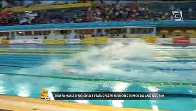 Cielo e Fratus fazem melhores tempos do ano nos 50 m livre