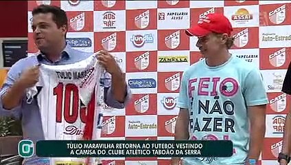 Túlio Maravilha retorna ao futebol pelo Atlético Taboão da Serra