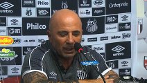 Sampaoli analisa a goleada sofrida pelo Santos diante do Botafogo-SP