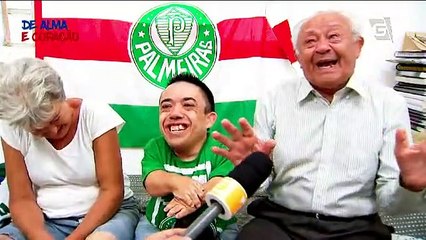 De alma e coração conheça Renan torcedor do Palmeiras