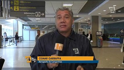 Santos desembarca em São Paulo já pensando no Grêmio