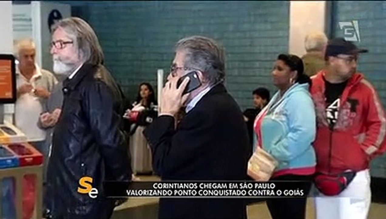 Timão chega a São Paulo valorizando ponto contra o Goiás
