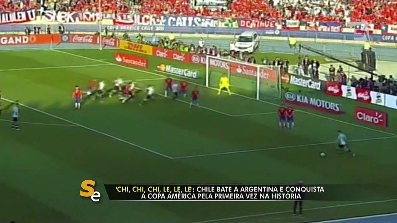 Chile bate Argentina e conquista título inédito na Copa América