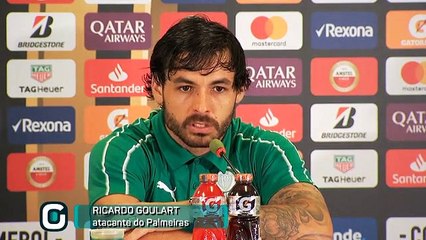 Ricardo Goulart fica feliz com seu desempenho no Palmeiras