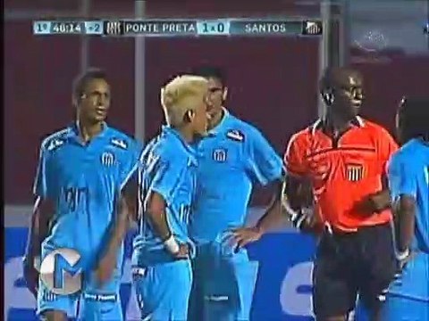 Assista aos gols da vitória da Ponte Preta contra o Santos