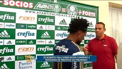 Zé Roberto destaca evolução do Palmeiras na temporada