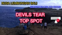 DEVIL'S TEAR NUSA LEMBONGAN BALI INDONESIA, PESONA PANTAI DENGAN PEMANDANGAN YANG MENAKJUBKAN