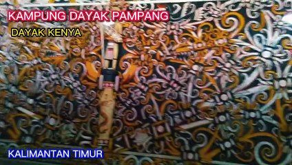 KAMPUNG DAYAK KENYA PAMPANG KALIMANTAN TIMUR BORNEO