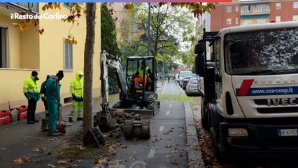 Fuga di gas in via Valdossola a Bologna