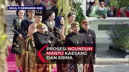 [FULL] Suasana Khidmat Upacara Ngunduh Mantu Kaesang Pangarep dan Erina Gudono di Loji Gandrung