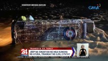 Jeep na sinakyan ng mga kumuha ng ayuda, tinangay ng ilog; 8 patay | 24 Oras Weekend