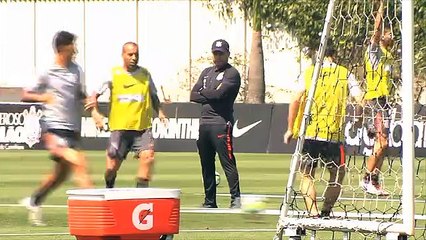 Imagens do treino do Corinthians desta terça-feira