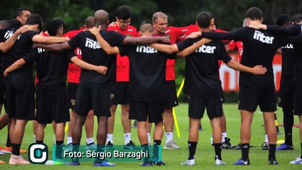 Treino do São Paulo tem retorno de Everton e homenagem a Daniel
