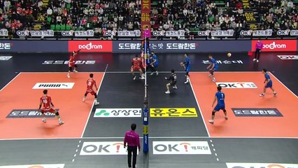 레오 3경기 연속 트리플크라운...OK금융그룹 3위 도약 / YTN