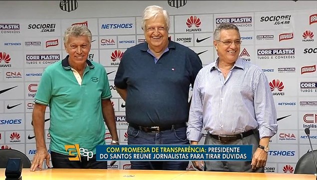 Presidente do Santos convoca jornalistas para esclarecimentos