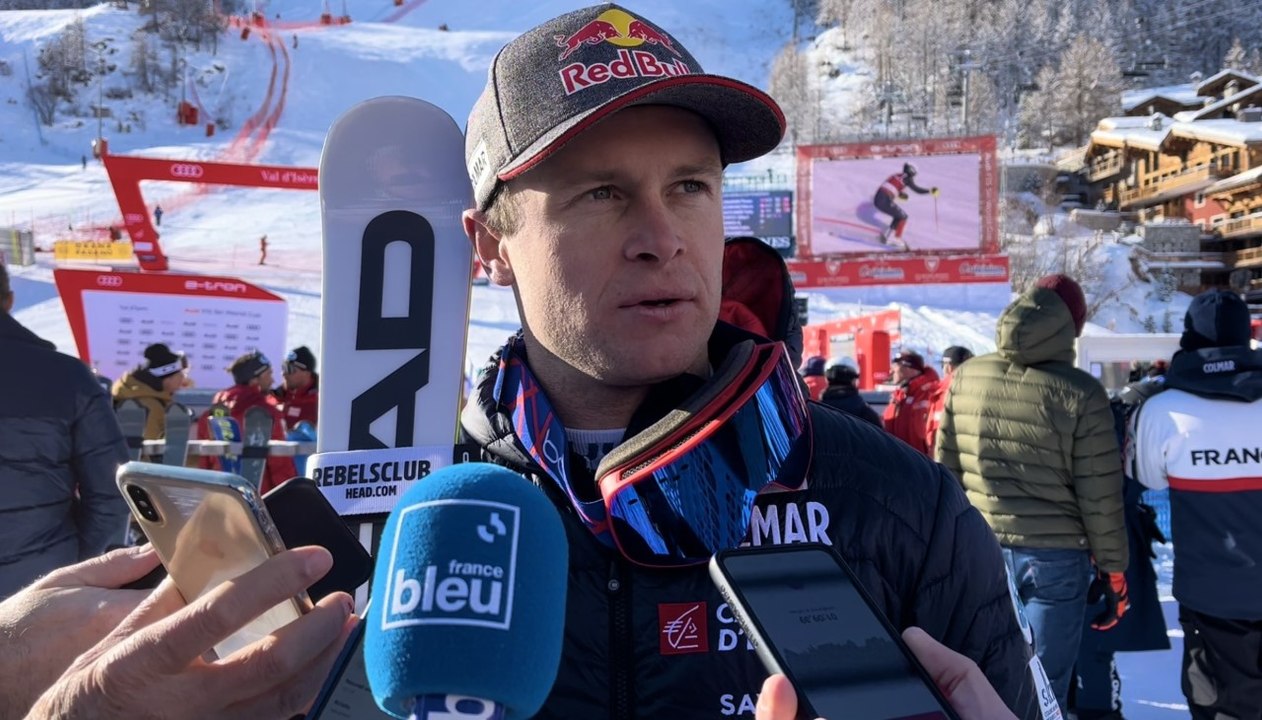 Le skieur de Courchevel Alexis Pinturault termine 5ème du slalom à Val d'Isère