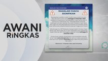 AWANI Ringkas: Hujan berterusan di Kelantan, Terengganu hingga Isnin