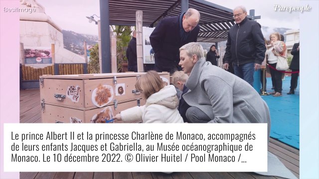 Albert de Monaco, son fils Jacques copie son look de la tête aux pieds... souvenirs d'un adorable instant !