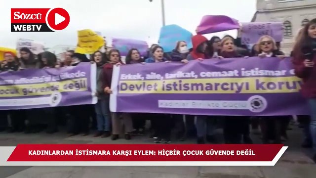 Kadınlardan istismara karşı eylem: hiçbir çocuk güvende değil