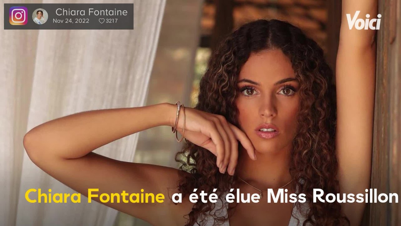 Voici - Miss France 2023 : Chiara Fontaine, Miss Roussillon 2022, dévoile le trucage utilisé dans son portrait
