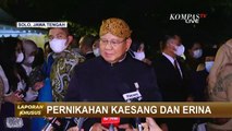 Menteri Pertahanan Prabowo Subianto Hadir di Tasyakuran Pernikahan Kaesang dan Erina