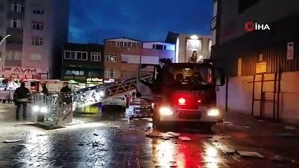 Fırtına çatıyı uçurdu: Facianın eşiğinden dönüldü