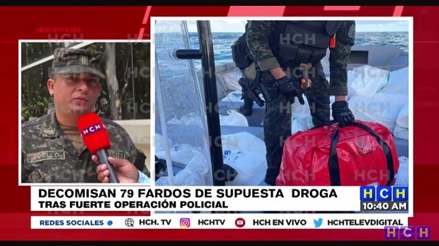 Fuerzas Armadas decomisan 79 fardos de supuesta droga en departamento de Gracias a Dios