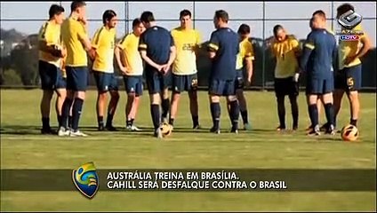Austrália treina em Brasília para encarar a Seleção Brasileira