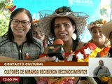 Cultores del estado Miranda reciben reconocimiento de Guardianes de la Identidad Venezolana