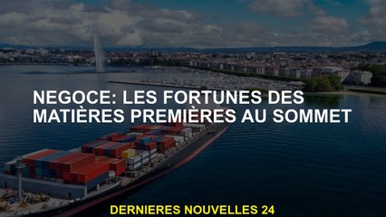 Commerce: la fortune des matières premières au sommet