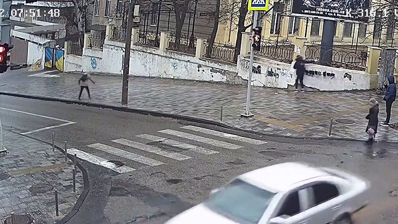 Une route vraiment très glissante